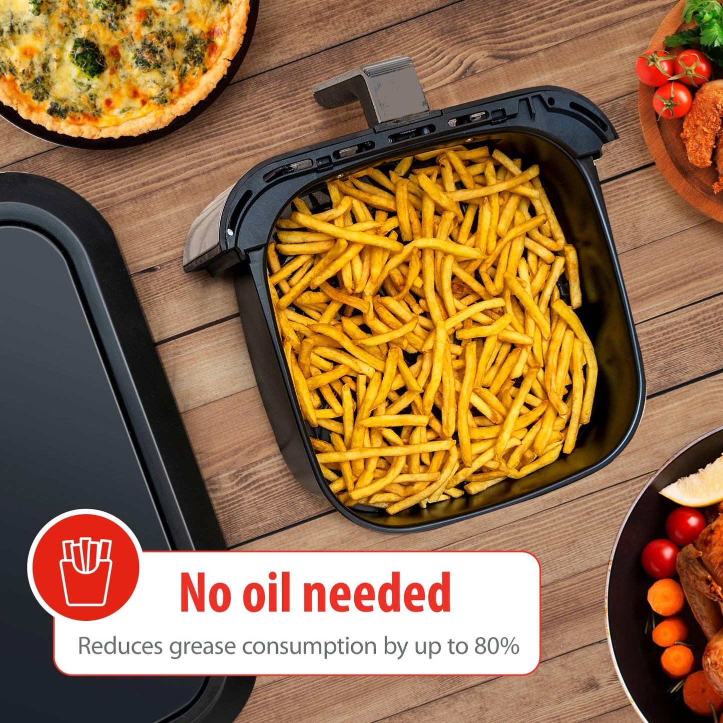 Air Fryer 230V 8L 1800W digital
