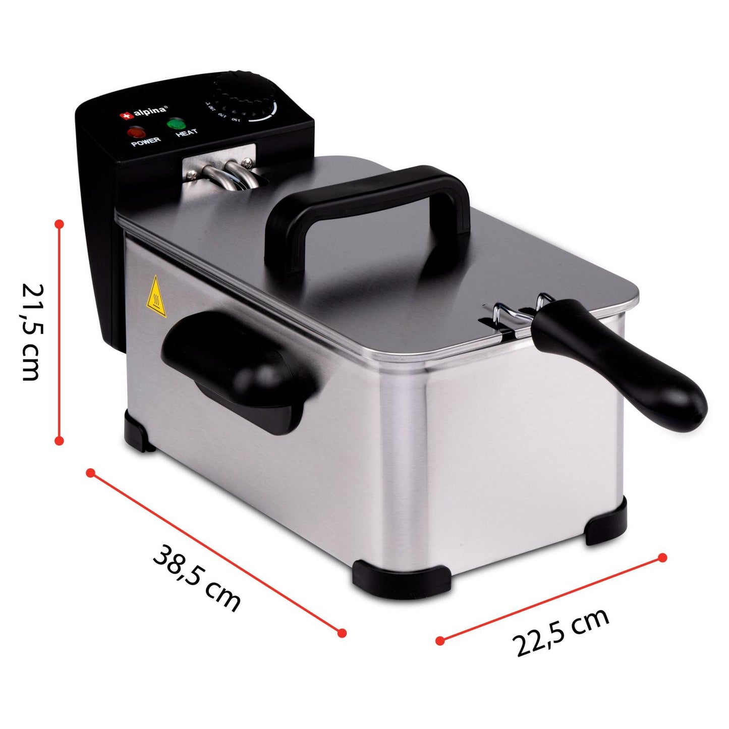 Deep fryer 3L 2000W