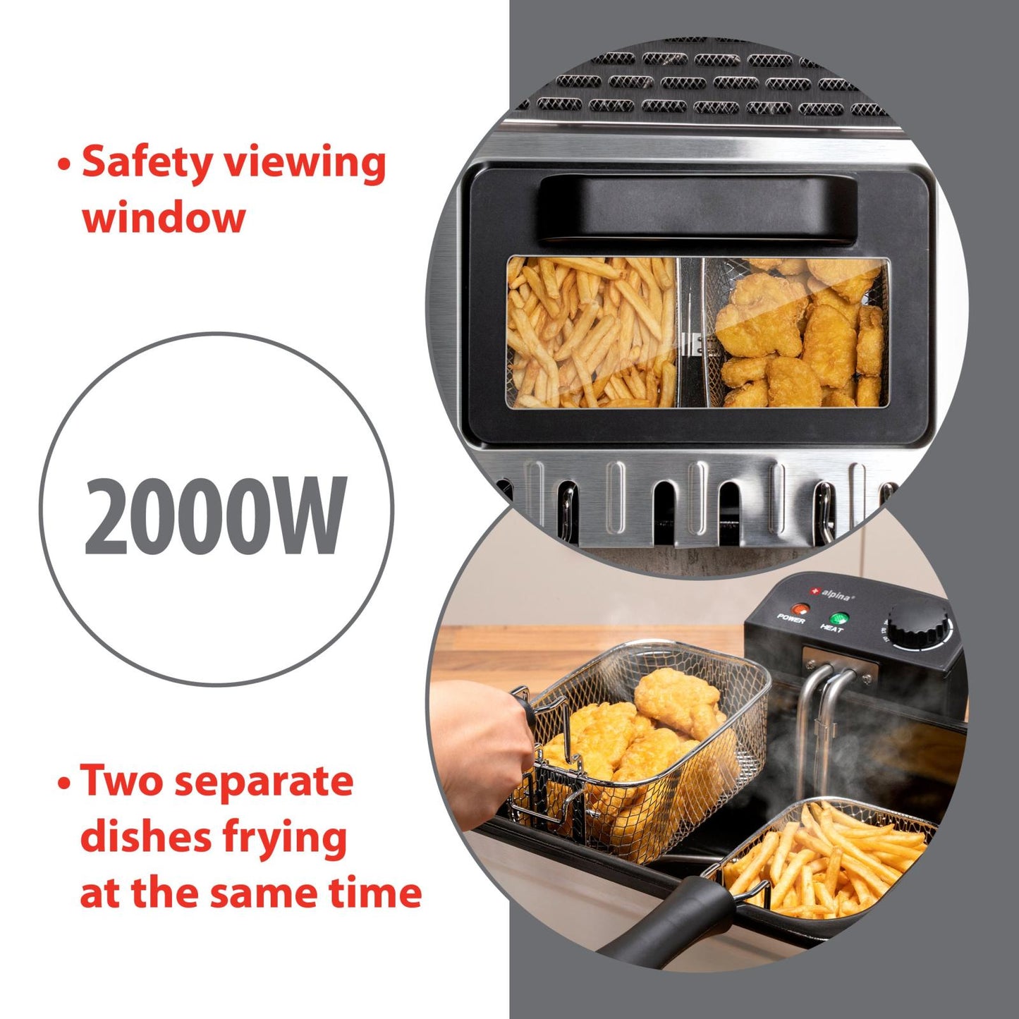 Deep fryer 5L 2000W