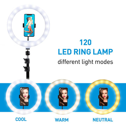 Ringlight stand ⌀12" 120 LEDs