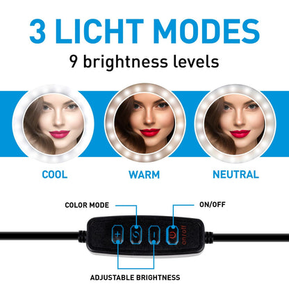 Ringlight stand ⌀12" 120 LEDs