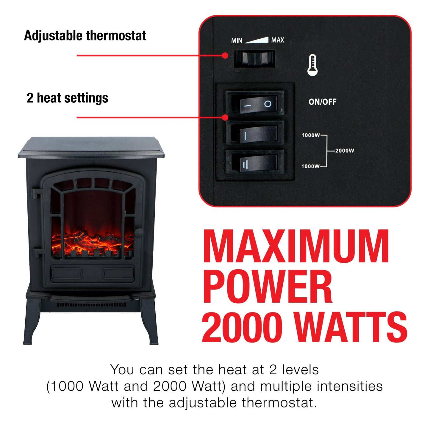 Heater Torino LED 2000W