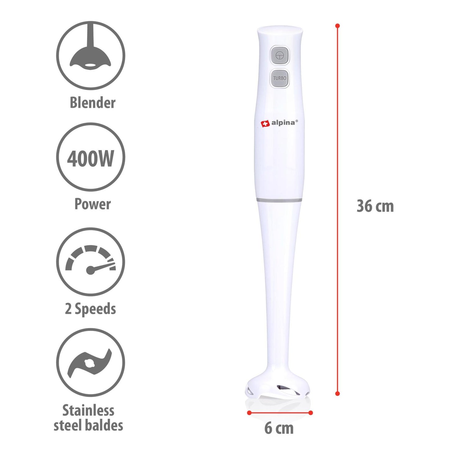 Mixer hand 230V 400W