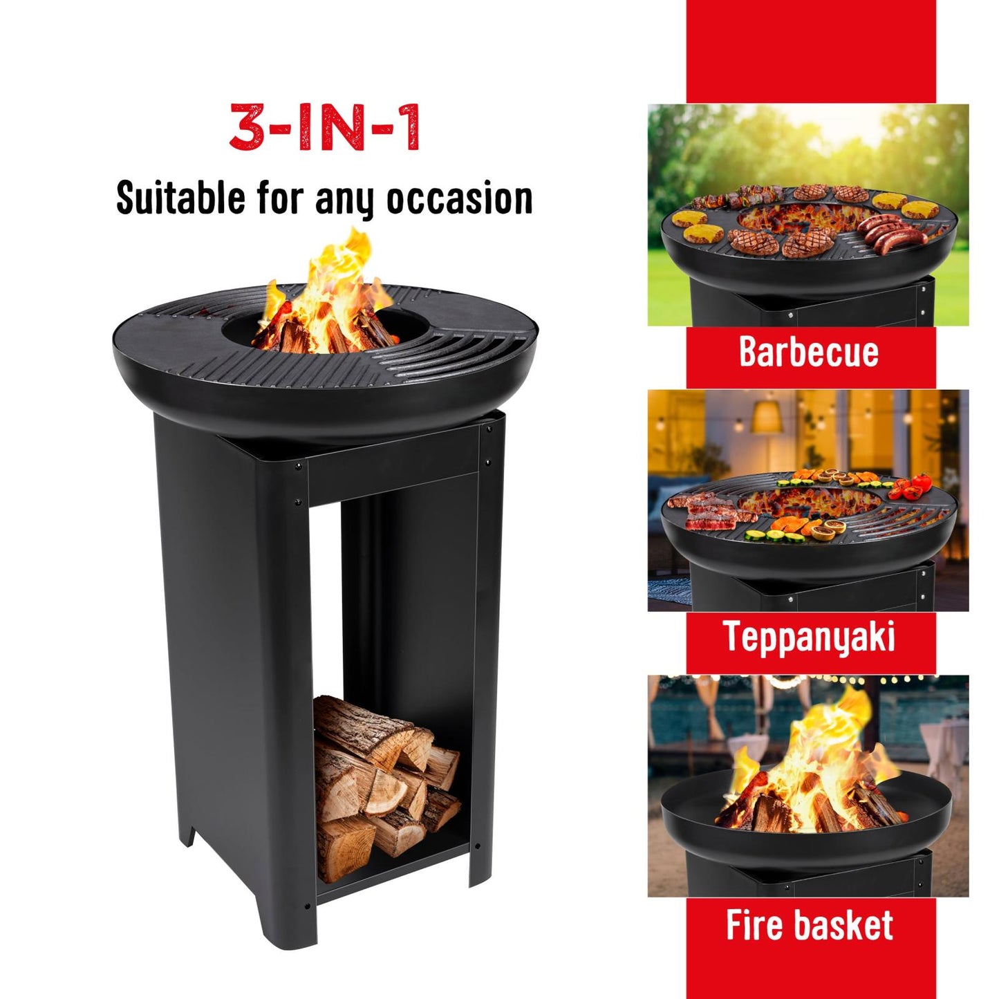 BBQ teppanyaki and firepit in 1