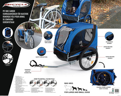 Pet bike carrier