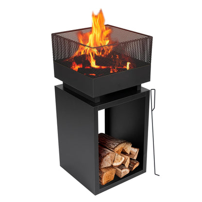 Fire Basket 39x39x85cm