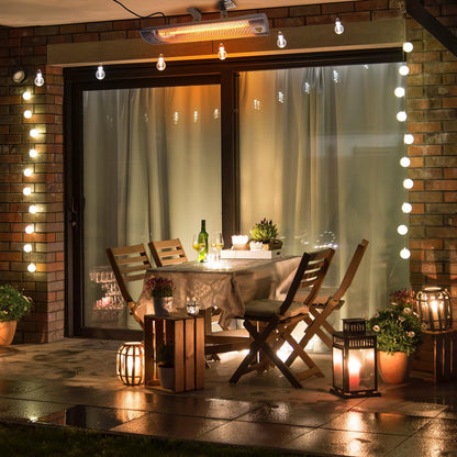 Heater wall 2000W gold halogen