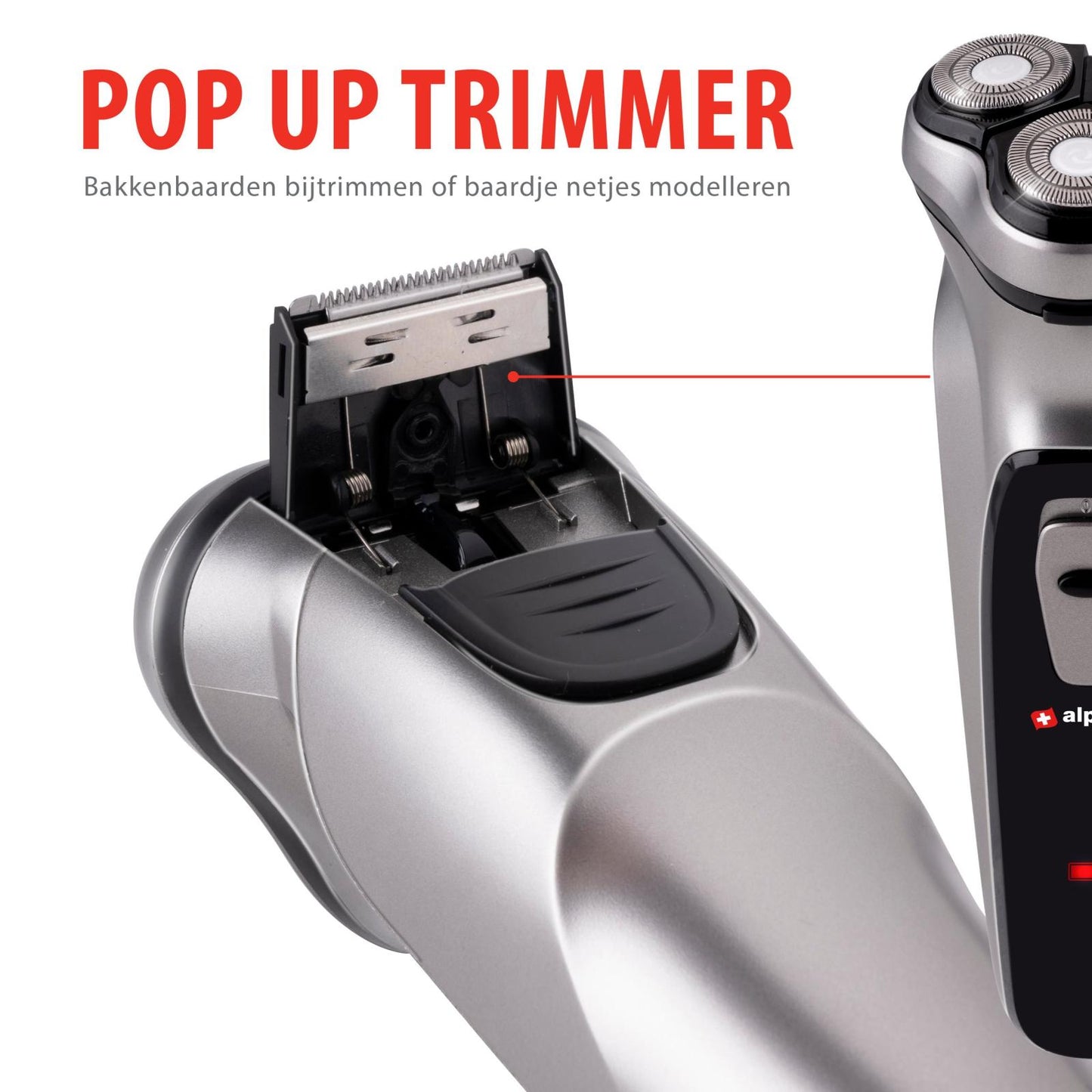 Shaver 3head B/O rechargable