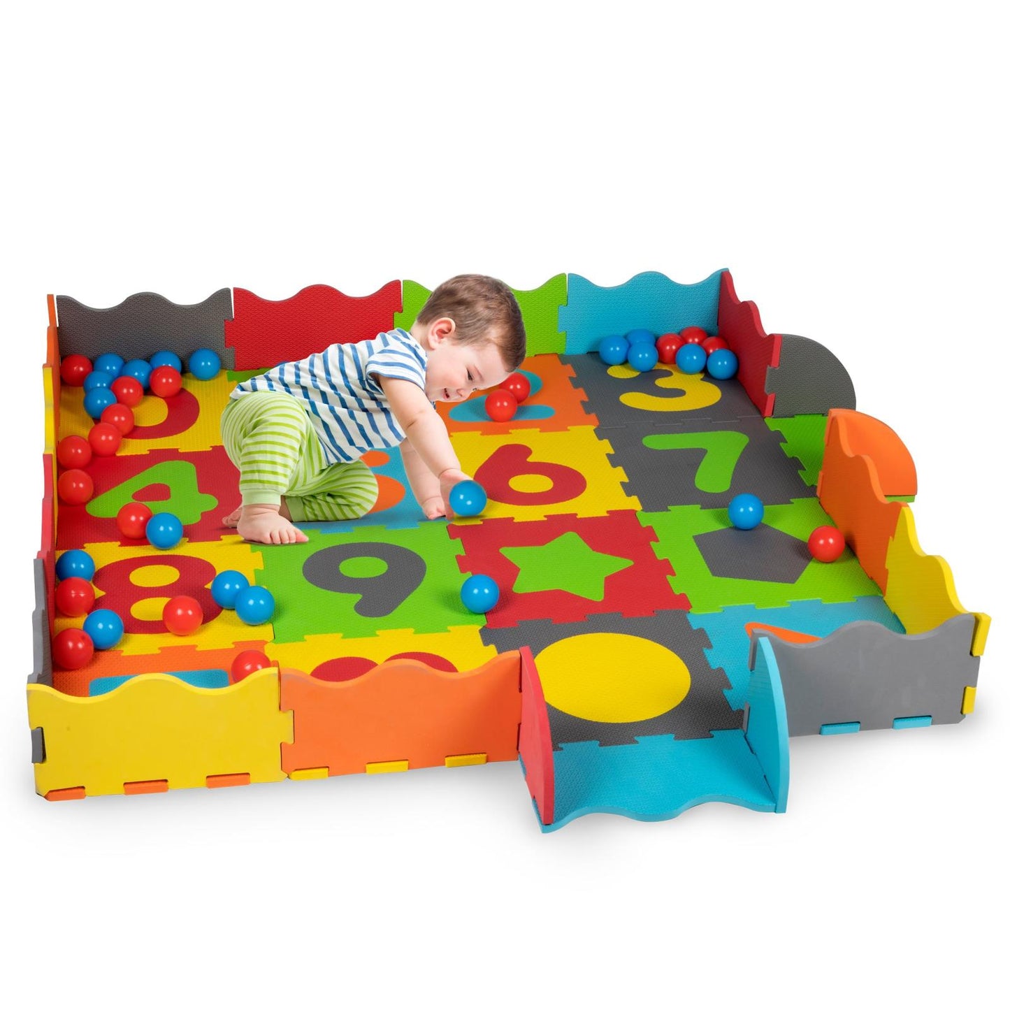 Ball pit foam playset 93pcs