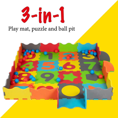 Ball pit foam playset 93pcs