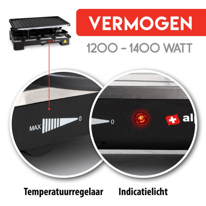 Raclette Gril 1200-1400W