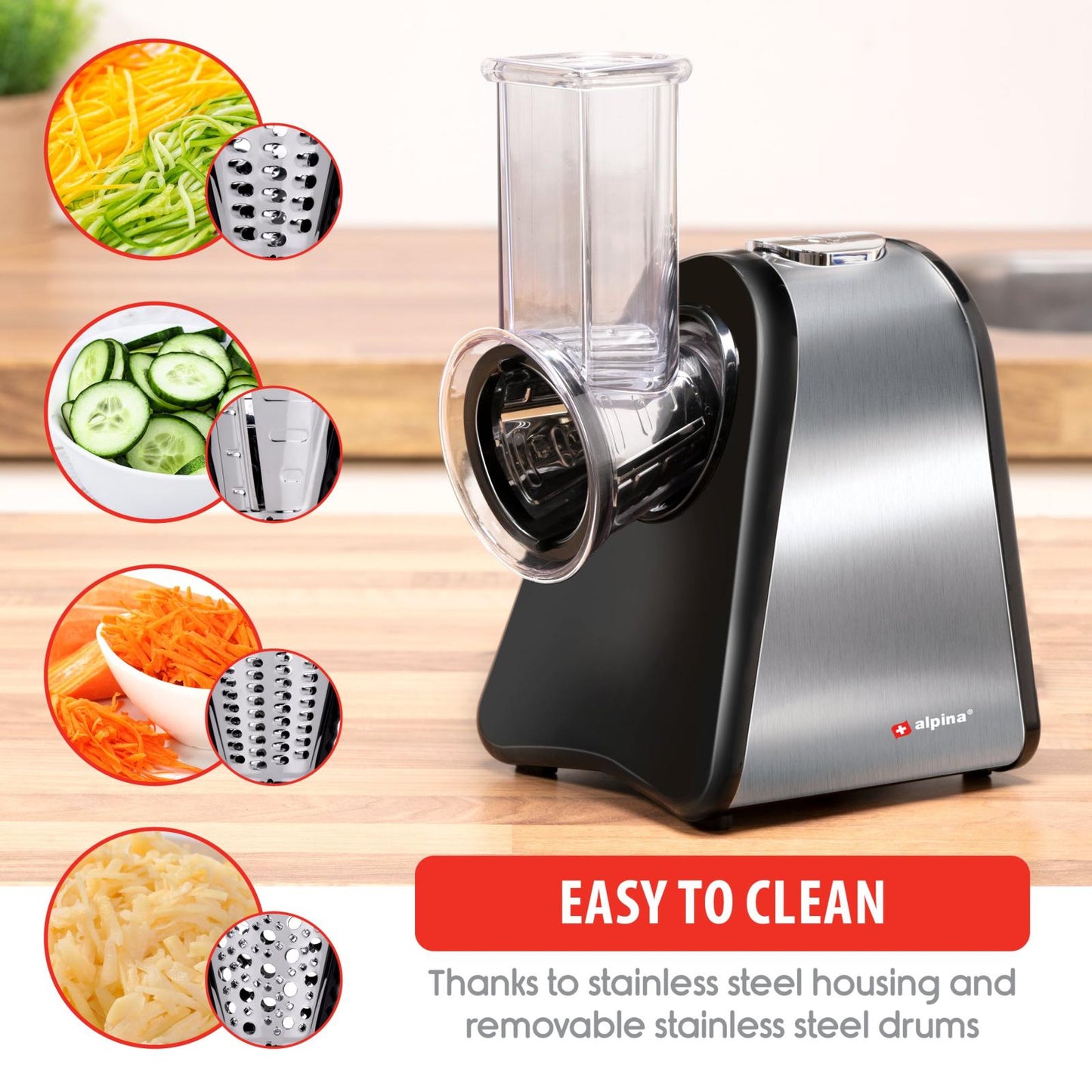 Vegetable slicer 230V 200W