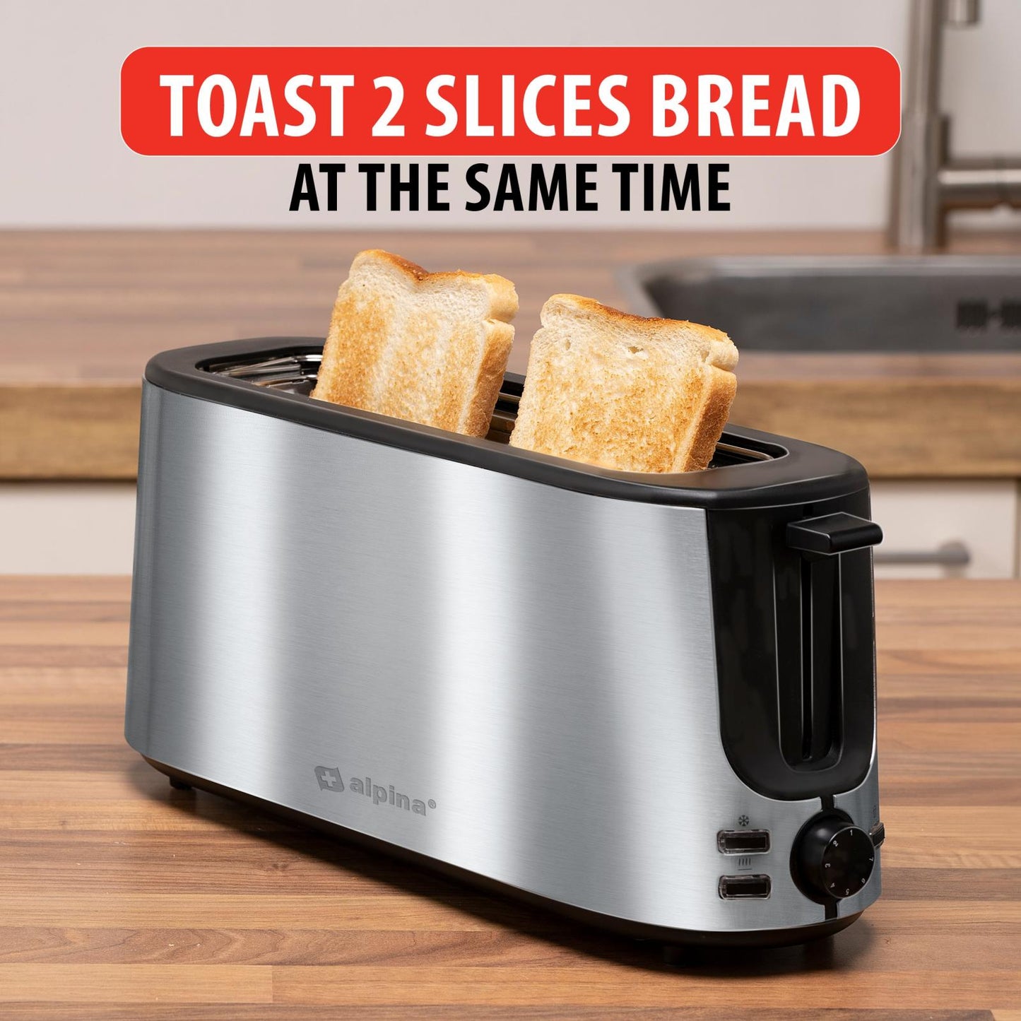 Toaster 230V SS 1000W