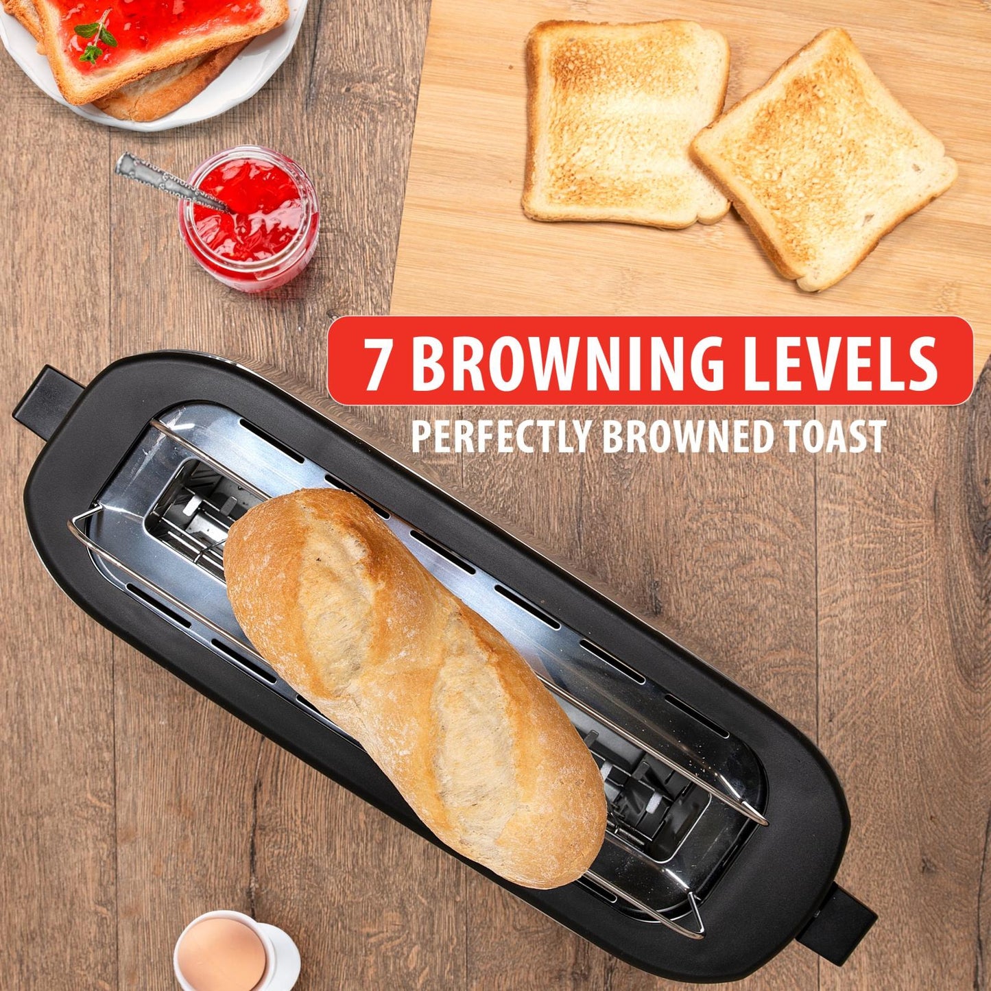 Toaster 230V SS 1000W