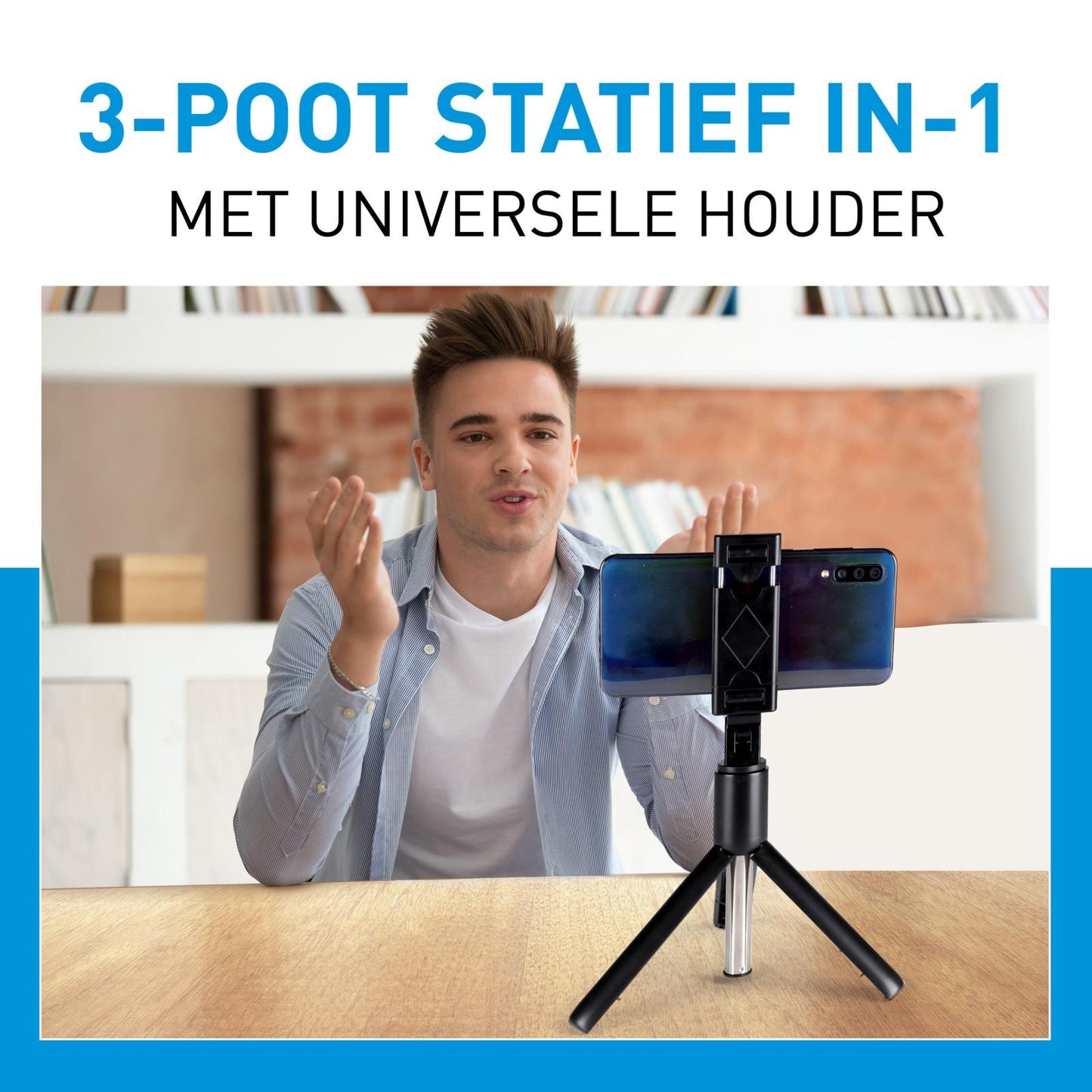 Selfie stick BT & tripod
