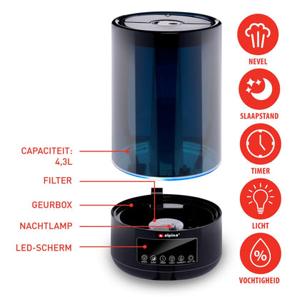 Humidifier air 4,3L