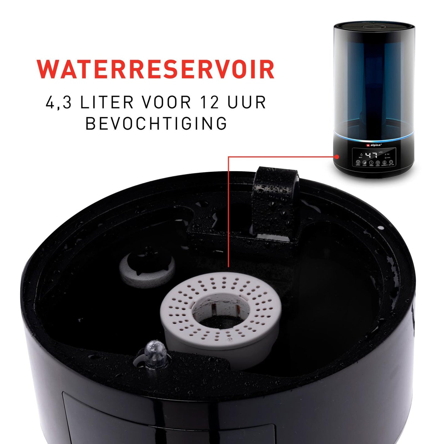 Humidifier air 4,3L