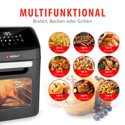 Oven air fryer 12L 230V