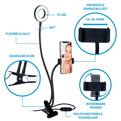 Selfie studio 2in1 24 LED