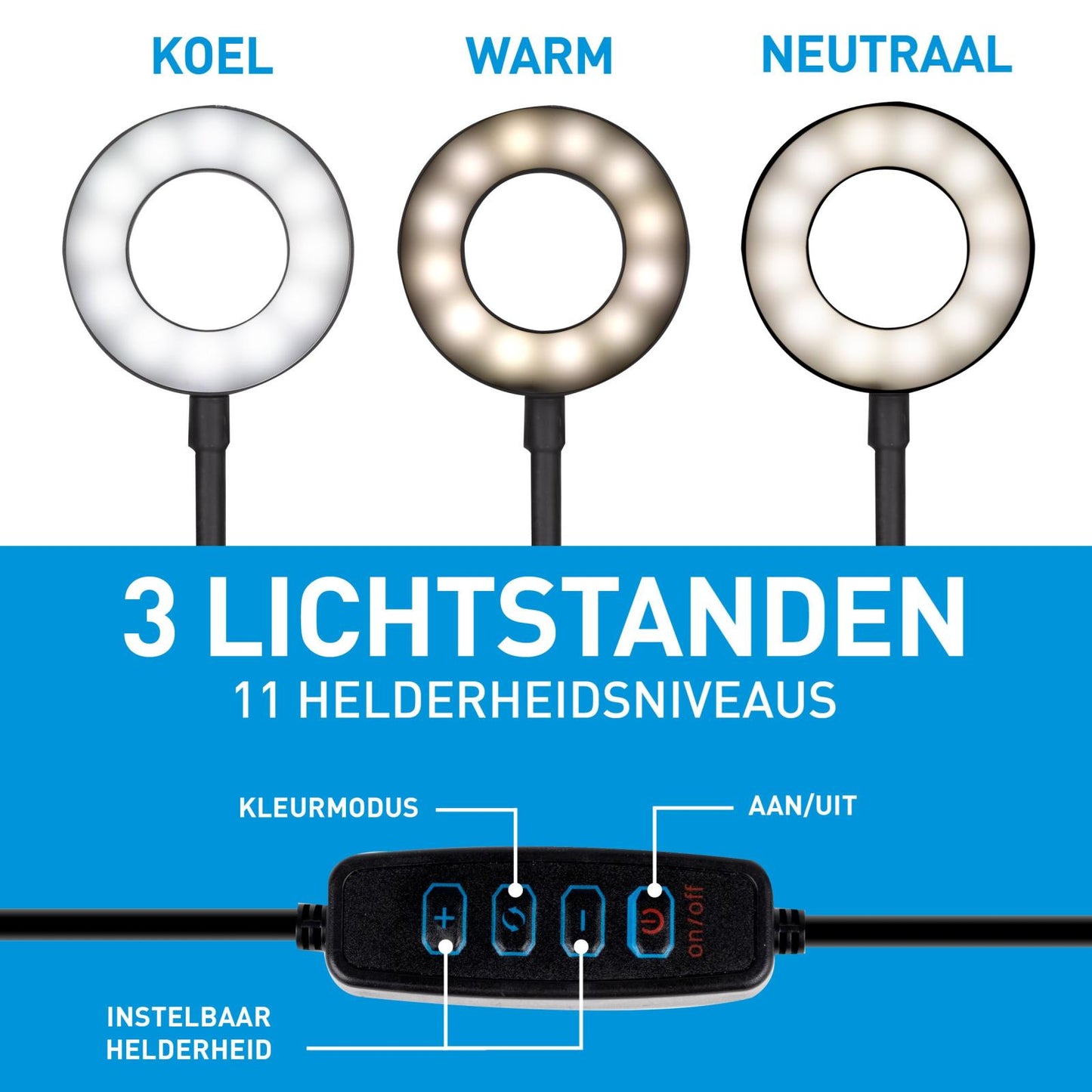 Selfie studio 2in1 24 LED